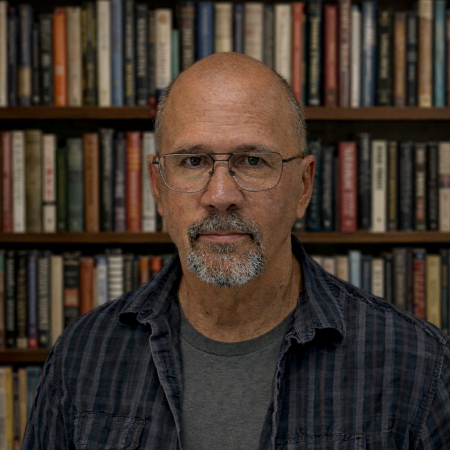 Portrait of Joseph Rhea, science fiction author and scientist